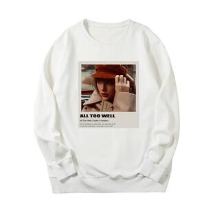 Taylor Swift泰勒斯威夫特新专辑RED周边圆领卫衣男女生春秋上衣