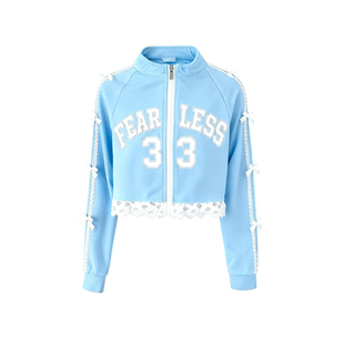 KPOP女团风儿童演出服女童街舞爵士舞打歌服潮服套装甜辣风上衣女