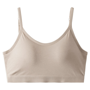 加厚内衣女小胸平胸3CM专用聚拢U型运动背心一体式无钢圈美背文胸