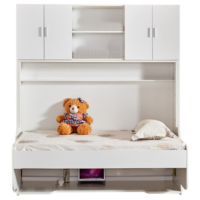 小户型多功能隐形床书桌书柜