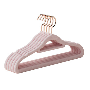 无痕植绒衣架家用衣挂加大防滑晾衣服架子挂架加厚衣撑子节省空间