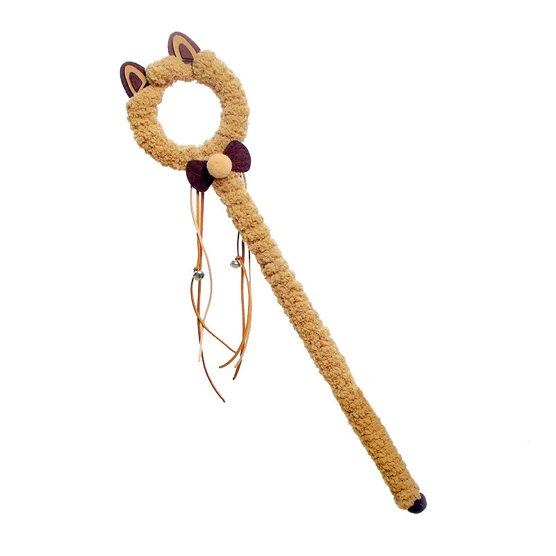 仙女逗猫棒猫咪玩具长杆羽毛带铃铛耐抓咬猫玩具用品自嗨解闷神器