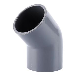 台塑南亚upvc45度弯头135度塑料给水管接头配件华亚pvc125直弯