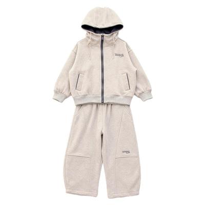 男童套装外套加绒保暖秋冬季