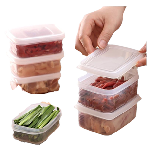 家用抗菌猫饭分装盒自制猫咪生骨肉鸡胸肉主食罐头塑料密封保鲜盒