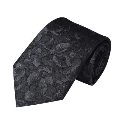 WILLIAMMILTON烟云花影真丝领带