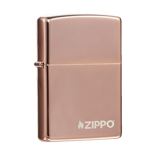 zippo官方旗舰店打火机zippo火机zippo男士玫瑰金49190正品芝宝
