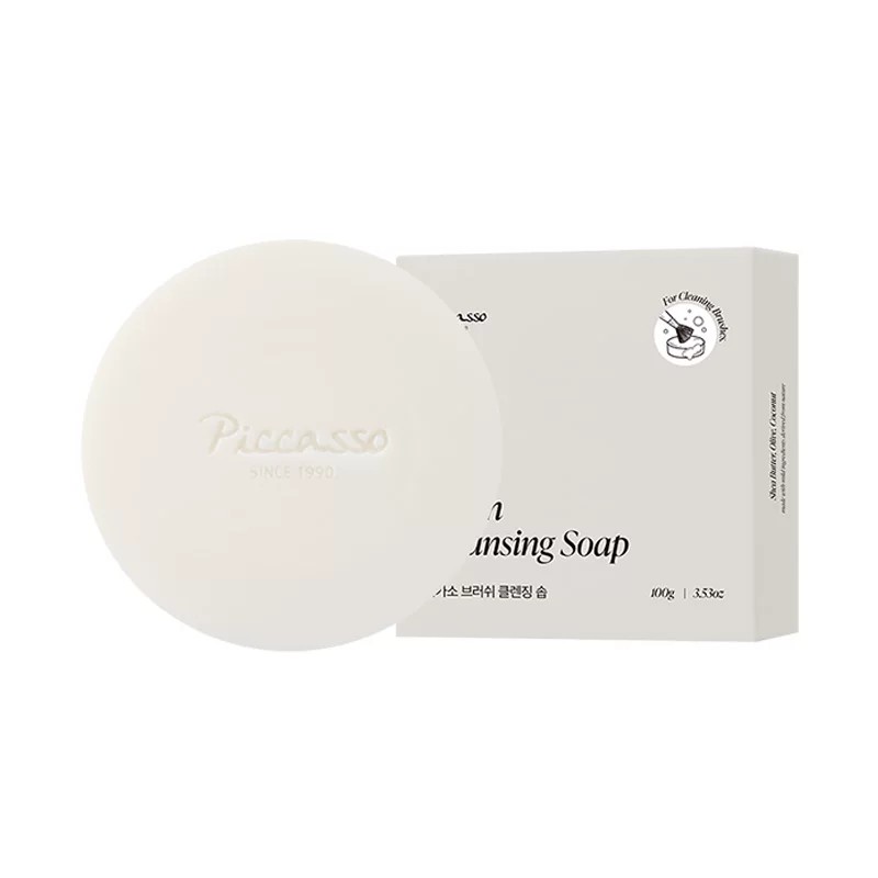 韩国Piccasso化妆刷清洗皂自然成分温和不伤毛100g