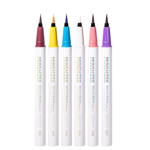 茗希芝彩色眼线笔极细笔头易上色速干新手初学者女学生黑色眼线笔