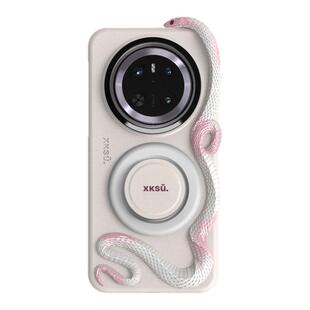 XKSU原创新款蛇手机壳适用HUAWEI华为mate70pro高级外壳手机壳华为pura70pro手机壳保护套防摔外壳带支架磁吸