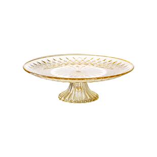 亚克力水果盘KTV酒店塑料果盘家用客厅茶几高脚糖果盘商用水果盆