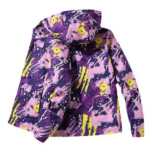 软壳登山服女迷彩抓绒衣冲锋衣潮牌韩国户外运动防风防水外套女春