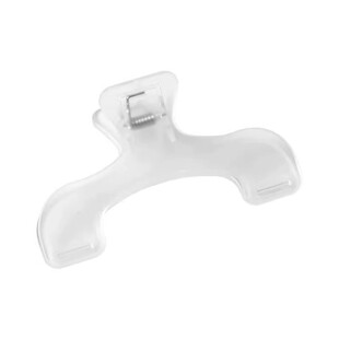 宝盖头书夹子透明大夹子文具高颜值固定器强力大号塑料书本文件夹子学生夹书乐谱固定书的夹子ins便签夹办公