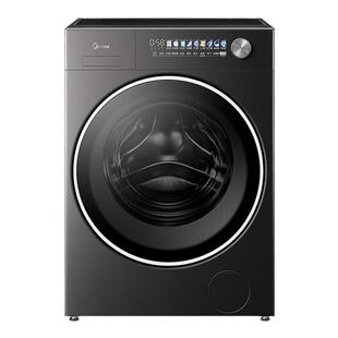 以旧换新补贴美的官方旗舰10/12KG滚筒洗衣机全自动家用洗烘脱L1