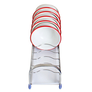 厨房抽屉内置碗架消毒柜放碗架子橱柜控沥水可调节异形碗迷你小号