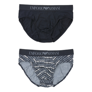 Armani/阿玛尼EA 男士鹰标2件装休闲三角内裤 EM000251 AF14994
