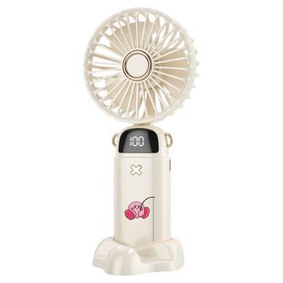 小风扇便携式充电小型折叠随身电风扇星之卡比挂脖手持静音办公室桌上面迷你usb学生手拿降温神器吹辅食可爱
