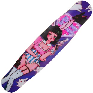 Flag滑板店 Locus星星兔枫之夜月影镂空长板dc平花舞板全能整板