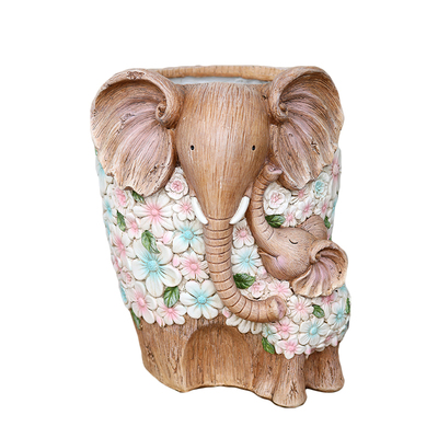 庭院大象装饰创意花盆田园户外