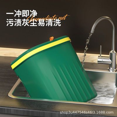 厨房挂壁垃圾桶家用带盖厨厕所橱柜门悬挂桶杂物卫生间余壁挂式式