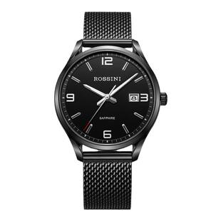 罗西尼官方手表男钢带潮流简约商务休闲防水石英表男腕表5200011
