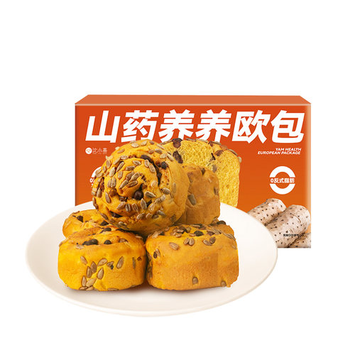 沈小善山药养养欧包坚果粗粮手作全麦面包早餐整箱零食烤杂大列巴
