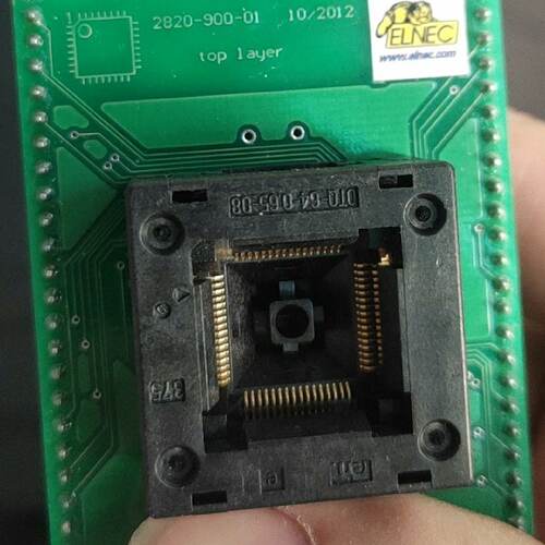 【请询价】艾科 DIL48/QFP64 ZIF ABOV－1，次数不多