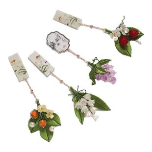 醋酸书签非遗缠花琉璃diy材料包中国风古典流苏毕业送礼老师同学