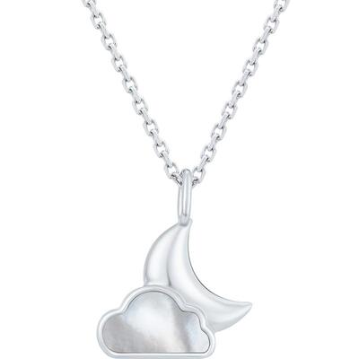 simplejoys月亮云朵原创设计项链