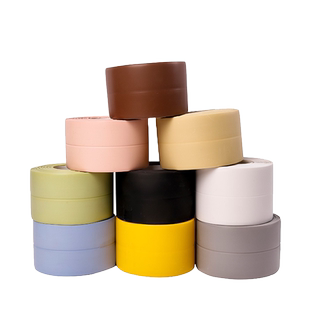 L型自粘木地板pvc收边条弧形收口压条厨卫瓷砖美缝贴墙角直角包边