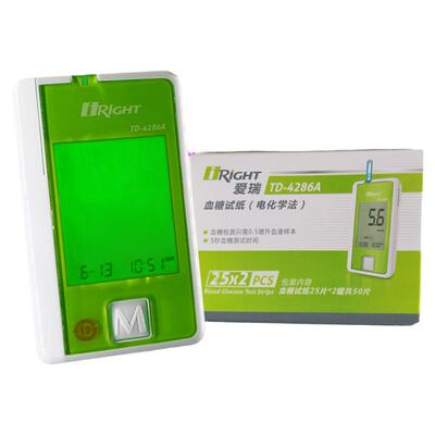 爱瑞血糖试纸TD-4286A测试仪