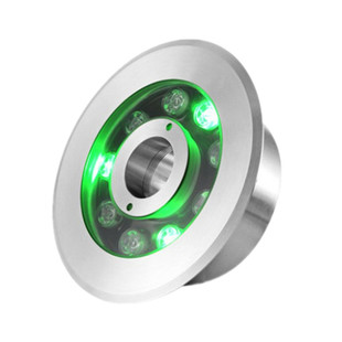 led喷泉灯七彩水底防水环形涌泉灯水下中孔水池广场嵌入式旱喷灯