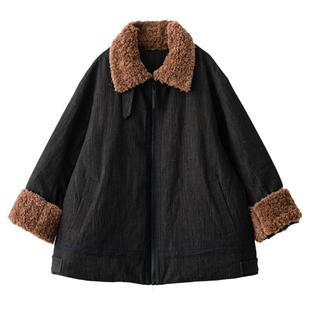 梭家｜迟来的告白｜匈牙利95白鹅绒 毛领拼接短款全棉高端羽绒服