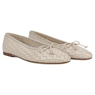 SAM EDELMAN山姆爱德曼26春新编织透气蝴蝶结芭蕾舞浅口鞋RUTHIE