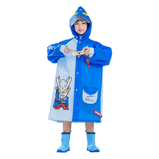 奥特曼儿童雨衣男童幼儿园男孩宝宝雨披小学生上学专用小孩防水