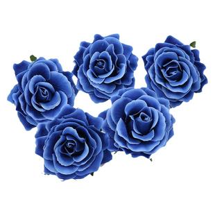 仿真大玫瑰花头假牡丹花朵diy手工花环胸花材料 婚庆新娘头饰配件