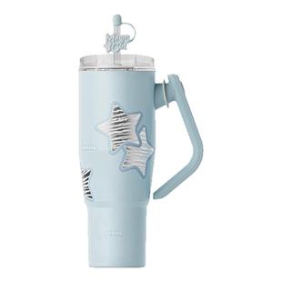 哈尔斯巨无霸吸管保温杯女高颜值大容量冰霸水杯车载杯子2026新款