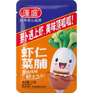 蓬盛虾仁菜脯萝卜干下饭菜22g