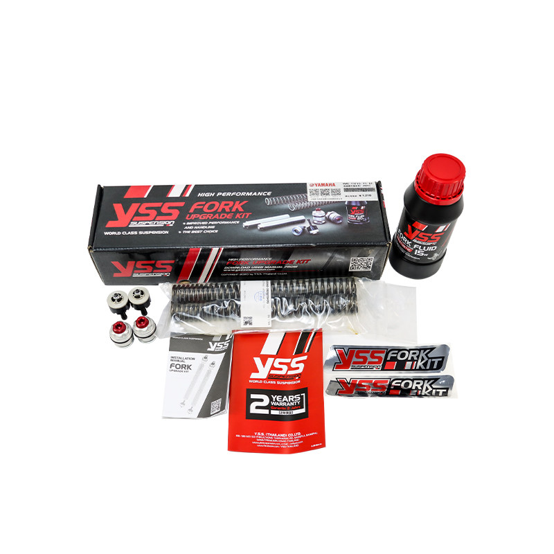 雅马哈18-24款XMAX300 YSS前叉弹簧加硬套件原 厂前避震改装套件