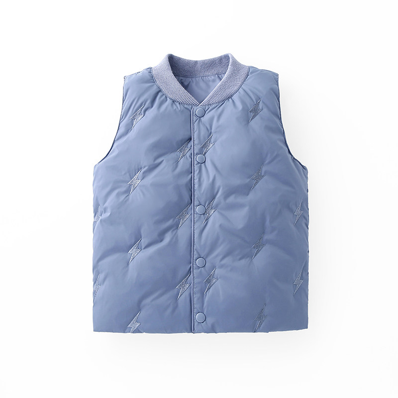 巴拉可儿儿童羽绒马甲宝宝外穿羽绒背心男童女童校服内穿保暖马甲