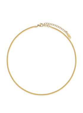 钛钢钛钢柔顺女双层项链蛇骨链