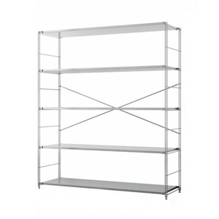 日式不锈钢落地可调阳台收纳储物架空气炸锅厨房烤箱微波炉置物架