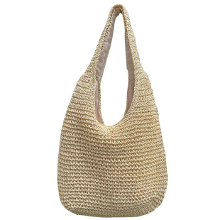 2025夏季原创度假风草编包单肩包新款托特包大容量休闲手提编织包