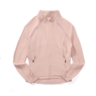 瞬时山野Monterest春秋7A抗菌原纱凉感纯色修身运动夹克外套女款