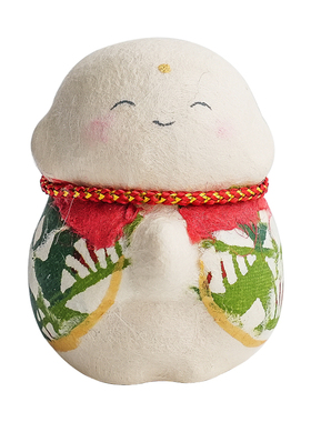 日本龙虎作地藏菩萨摆件祝福礼物