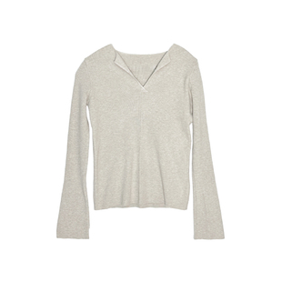 上身超赞！！纯色V领修身打底衫女秋冬气质柔软弹力显瘦内搭上衣