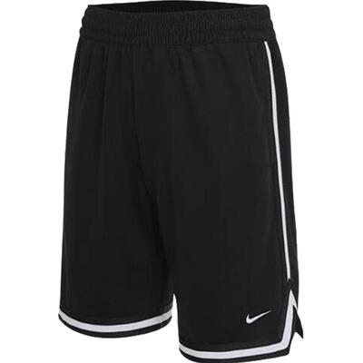 滔搏NIKE耐克儿童运动短裤白色条纹舒适宽松五分裤FJ6802-010
