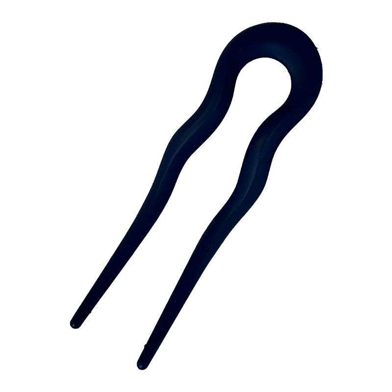 磨砂发簪u型夹簪子四齿插梳盘发神器后脑勺丸子头固定简约发钗女