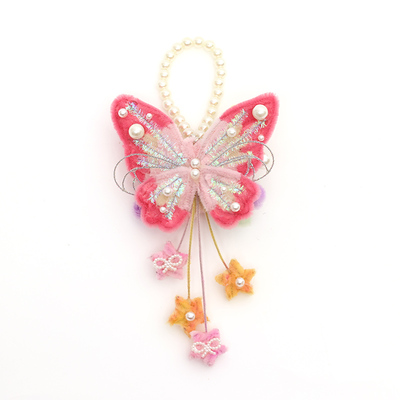 精美蝴蝶挂饰扭扭棒手工diy材料包送闺蜜女友挂件节日创意礼物