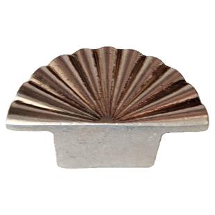 北欧欧式单孔轻奢古银色拉手衣柜门橱柜抽屉现代简约半圆形门把手